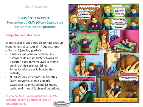 CMV - foetus malade
