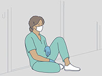 Personnel soignant épuisé | La Prévention Médicale