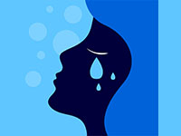 femme triste