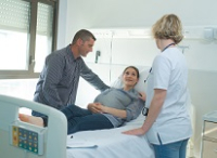 Femme enceinte, hôpital
